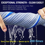 Qpets® 30 * 40cm Aquarium Filter High Density 8 Layer Filter Cotton Reusable Aquarium Filter Pad,Fish Tank Aquarium Tank Sponge Filter Cuttable Aquarium Filter s for Medium Fish Tank