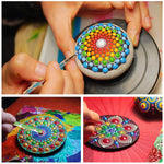 HASTHIP Mandala Art Kit for Beginners with Stencils and Brushes | DIY Painting Set for Kids and Adults