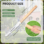 HASTHIP Hand Saw for Gardening with 77cm Double Sided Blade and Wooden Handle | Detachable Screw Fasteners