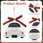 HASTHIP Wedding Gifts for Couples featuring Wooden Hanging Ornament with Just Married Design | Bridal Shower and Anniversary Decoration