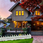 HASTHIP® Outdoor Garden Fence Border - Garden Edging Fence Decorative - White Garden Picket Fence Panels - Weather-Proof PVC Garden Fence Decorative - Flower Bed Fencing for Pathway, Yard,Lawn