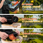 HASTHIP Fruit Picker Pole for Tree Harvesting with 13 ft Telescoping Design and Wearable Basket