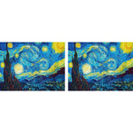 HASTHIP Diamond Painting Kit for Van Gogh Starry Night 30 x 40cm with Shiny Rhinestones | DIY Room Decoration