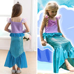 HASTHIP® Mermaid Dress for Girls - Little Mermaid Costume for Girls with Bag Princess Dresses for Girls Gift Birthday Party