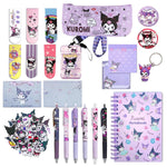 HASTHIP Kuromi School Supplies Set for Students with 23 Pcs Notebook & Pencil Pouch | Cute Gift for Girls