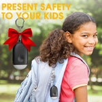 HASTIP Self Defence Gadgets Rechargeable Alarm Keychain, 130 dB Loud Emergency Personal Siren Ring with LED Light, SOS Safety Alert Device Key Chain for Women, Kids, Elderly, and Joggers