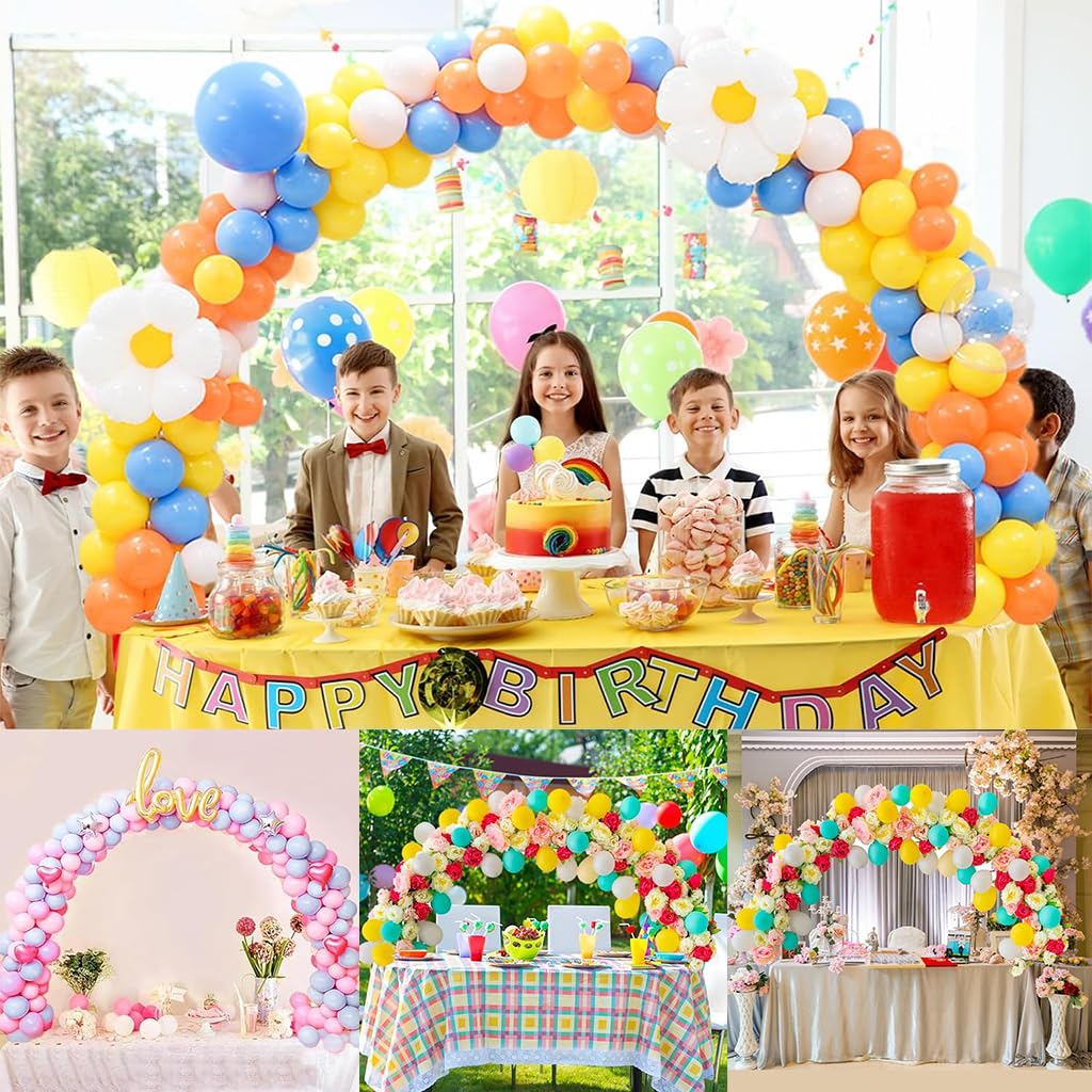 HASTHIP Wedding Table Balloon Arch Stand Kit for Party and Birthday | Easy DIY Fiber Rod Set of 3