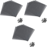 HASTHIP PC Fan Dust Filter 15PCS 14cm Black Mesh for Computer Case | with 20 Screws