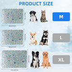 HASTHIP® Self-Cooling Pad for Dogs & Cats, Pressure Activated, No Water Needed Large Waterproof Mat for Heat Stroke Prevention for Stay Cool Indoor & Outdoor (60 * 45cm)