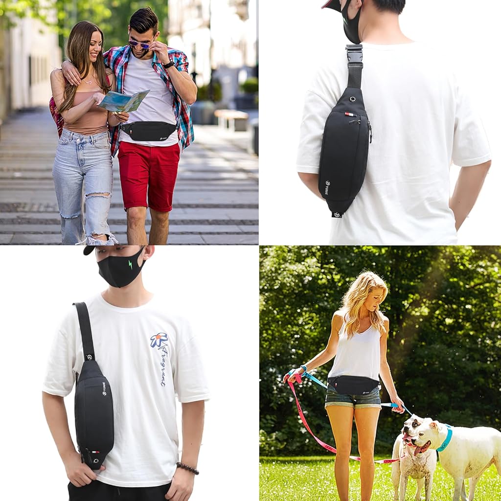 HASTHIP® Riñonera para damas, mujeres, hombres y niñas.