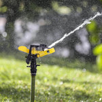 HASTHIP Garden Water Sprinkler for Lawn and Flower Beds featuring 360 Degree Adjustable Nozzles