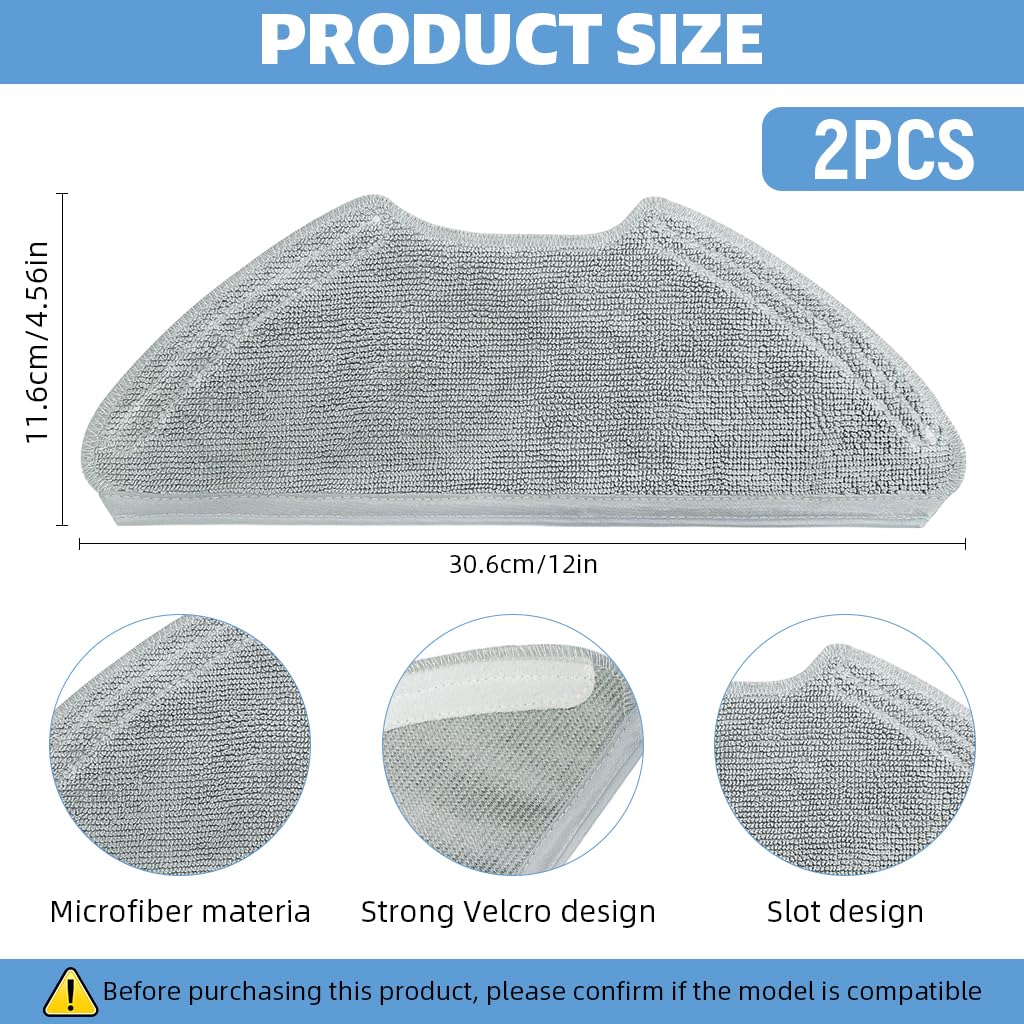 HASTHIP Mi Robot Vacuum Mop Cloth for 2i and 2 Pro with Microfiber Material | Pack of 4