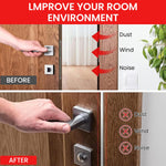 HASTHIP Door Seal Strip for Doors and Windows with 19.69ft Cuttable Hollow Frame | White TPE Rubber Noise Reduction