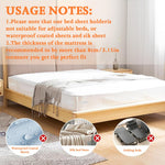 HASTHIP Fitted Sheet Fasteners Set for Secure Mattress Corners with Slide In Pin | Pack of 4