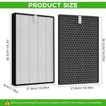 HASTHIP Air Purifier Filter Set for Philips FY1410 and FY1413 with Dual Filtration | 2Pcs Replacement Filters