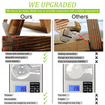 HASTHIP Hydroponics Glass Planter for Desktop Decor with Wooden Stand 3Pcs Set | 5.5H x 11W x 4D