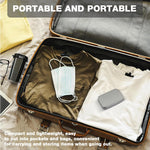 HASTHIP Small Tin Box for Storage with Hinged Lid 4 Pcs 31g Silver Aluminium | 95x60x20mm