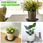 HASTHIP Mesh Plant Stand for Home and Garden featuring Anti‑Skid Feet and 11.8 in Round Design | Enhances Drainage and Airflow