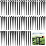 HASTHIP Micro Pipe Drip Holder Support Stakes 200 pcs 4.3 in for Garden and Lawn | UV Resistant Plastic Irrigation Tubing Support