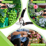 HASTHIP Hand Pruner Cutter for Gardening with Safety Lock and High Hardness Steel Blades