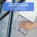 HASTHIP Microfiber Cleaning Cloths for Kitchen and Glass 6 Pcs 40x40cm | Non Abrasive Wet and Dry Use