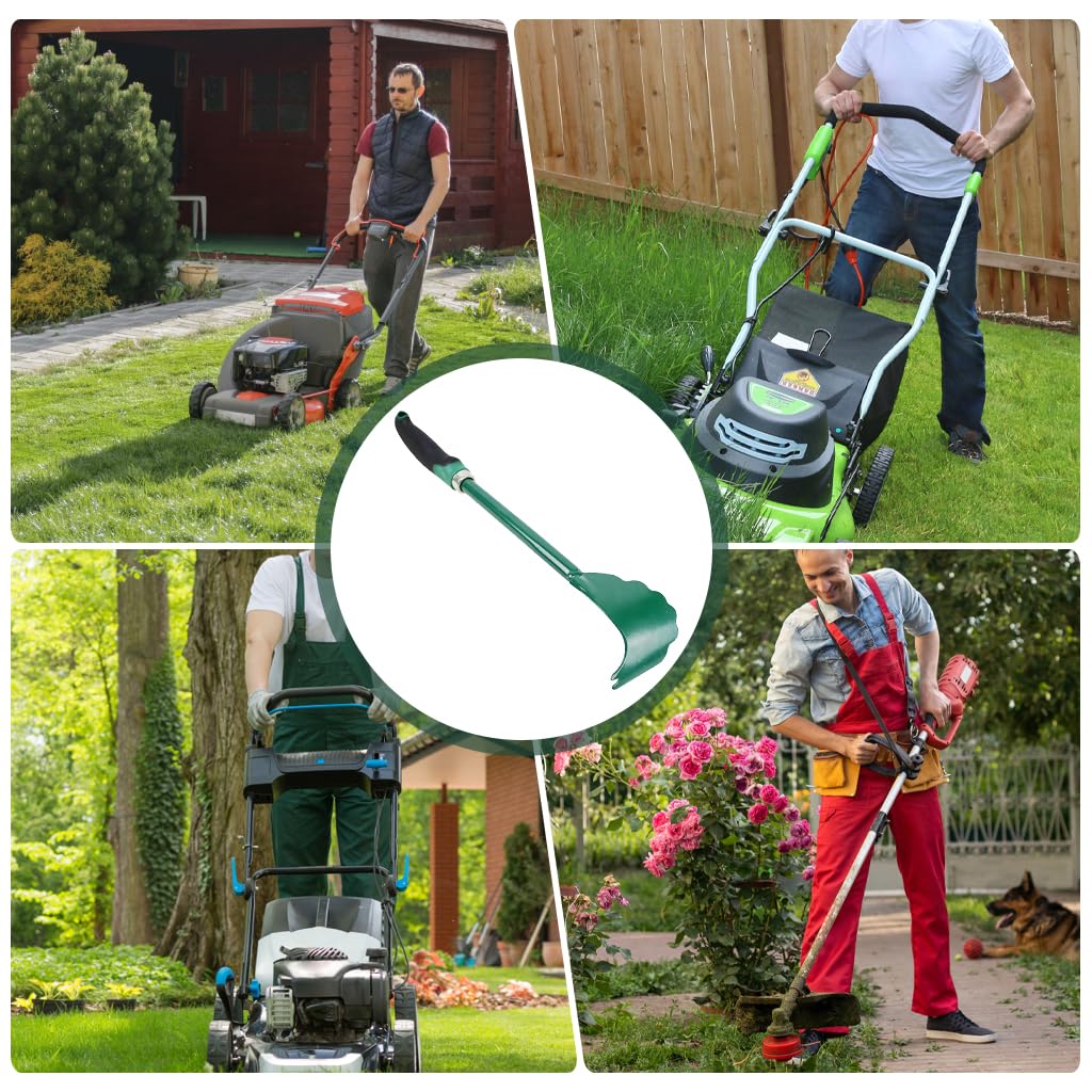 HASTHIP Lawn Mower Cleaning Scraper for Grass Build Up | 16 inch Metal Blade with Anti Slip Handle