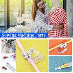 HASTHIP Bias Tape Tool Kit for Fabric Sewing with 5 Sizes 6mm–25mm Makers | Universal Presser Foot