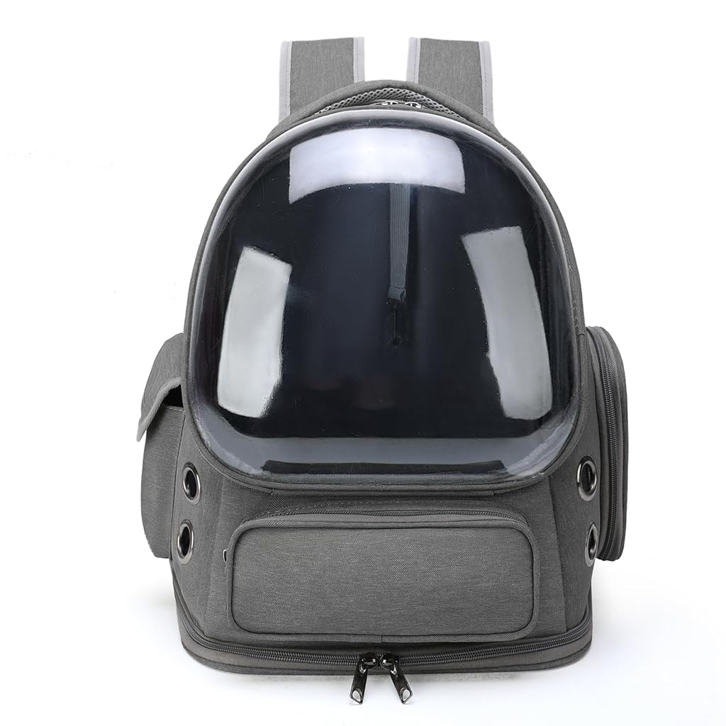HASTHIP® GixDix Cat Backpack Carrier for Cats and Small Dogs, Breathable Cat Bubble Backpack, Airline Approved Pet Travel Carrier