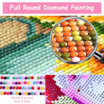 HASTHIP Diamond Painting Kit for Wall Decoration with 12x16 in 5D Canvas | Gift for Adults and Kids