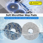 HASTHIP Replacement Parts for Deebot T20 Omni and Pro featuring 14 Piece Kit | 1 Main Brush 4 Side Brushes 4 Mop Cloths 3 Dust Bags 2 Filters