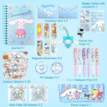 HASTHIP Cinnamoroll School Supplies Set with Notebook Pens Stickers and Pencil Pouch | Cute Gift for Girls