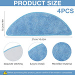 HASTHIP Mop Cloth Replacement for Ecovacs Deebot U2 Pro featuring 8PCS Washable Microfiber Pads