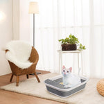 HASTHIP® Collapsible Small Cat Litter Box