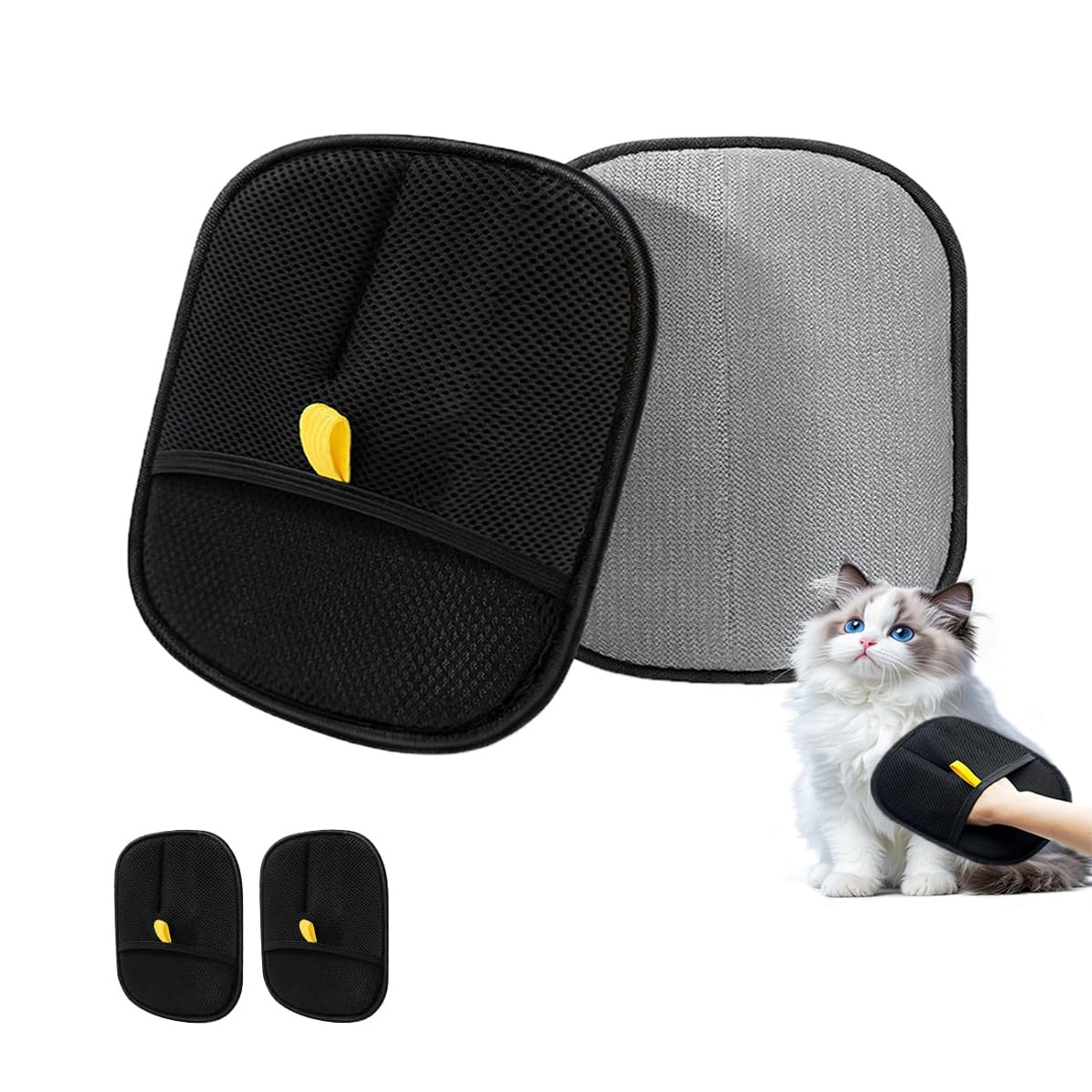 Qpets® Pet Hair Removal Gloves