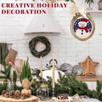 HASTHIP Embroidery Kit for Beginners with 7.8 in Hoop and Yarn for Kids and Adults | DIY Snowman Holiday Craft