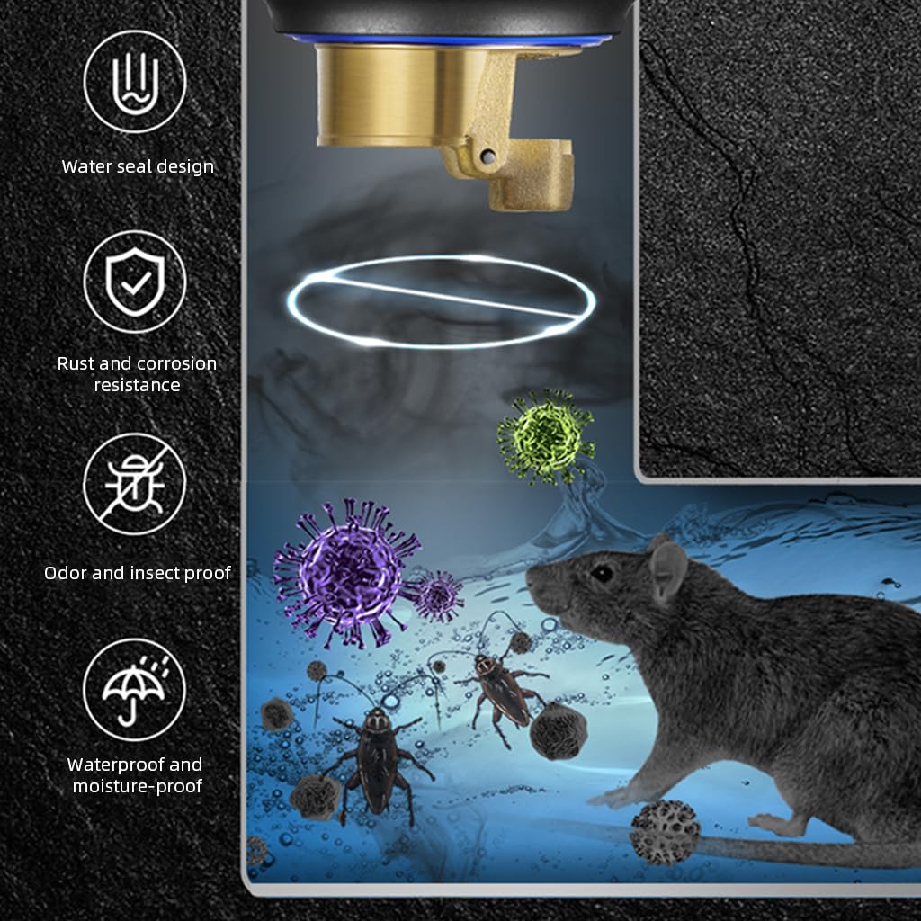 HASTHIP Bathroom Linear Shower Drain 30×8 cm for Modern Showers with Anti Odor System | Stainless Steel Flush Mounted Design