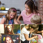 5D Diamond Painting Kit, Diamond Painting Kit for Adults, Witches in Halloween, Suitable for Beginners to Complete Wall Decoration, Decompression Crafts. Canvas