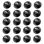 HASTHIP Self Adhesive Caster Wheels for Small Furniture featuring 360° Swivel Design | 20pcs 1.37 in Stainless Steel Ball Casters
