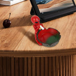 HASTHIP Red Alien Ashtray for Home Office and Car with Four Cigarette Slots | Resin Desk Decor
