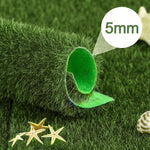 HASTHIP Artificial Grass Carpet for Christmas Decor with TPE Build 6 Pcs 15 cm | Indoor Floor Mat