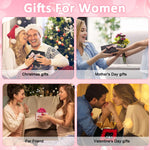 HASTHIP Metal Rose Flower Gift for Women featuring Eternal Real Rose | Romantic Anniversary Present