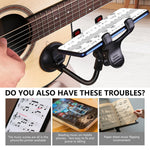 HASTHIP Guitar Phone Mount for Practice and Performance with 360° Adjustable Suction Cup | Fits 3.2–6.0 in Smartphones