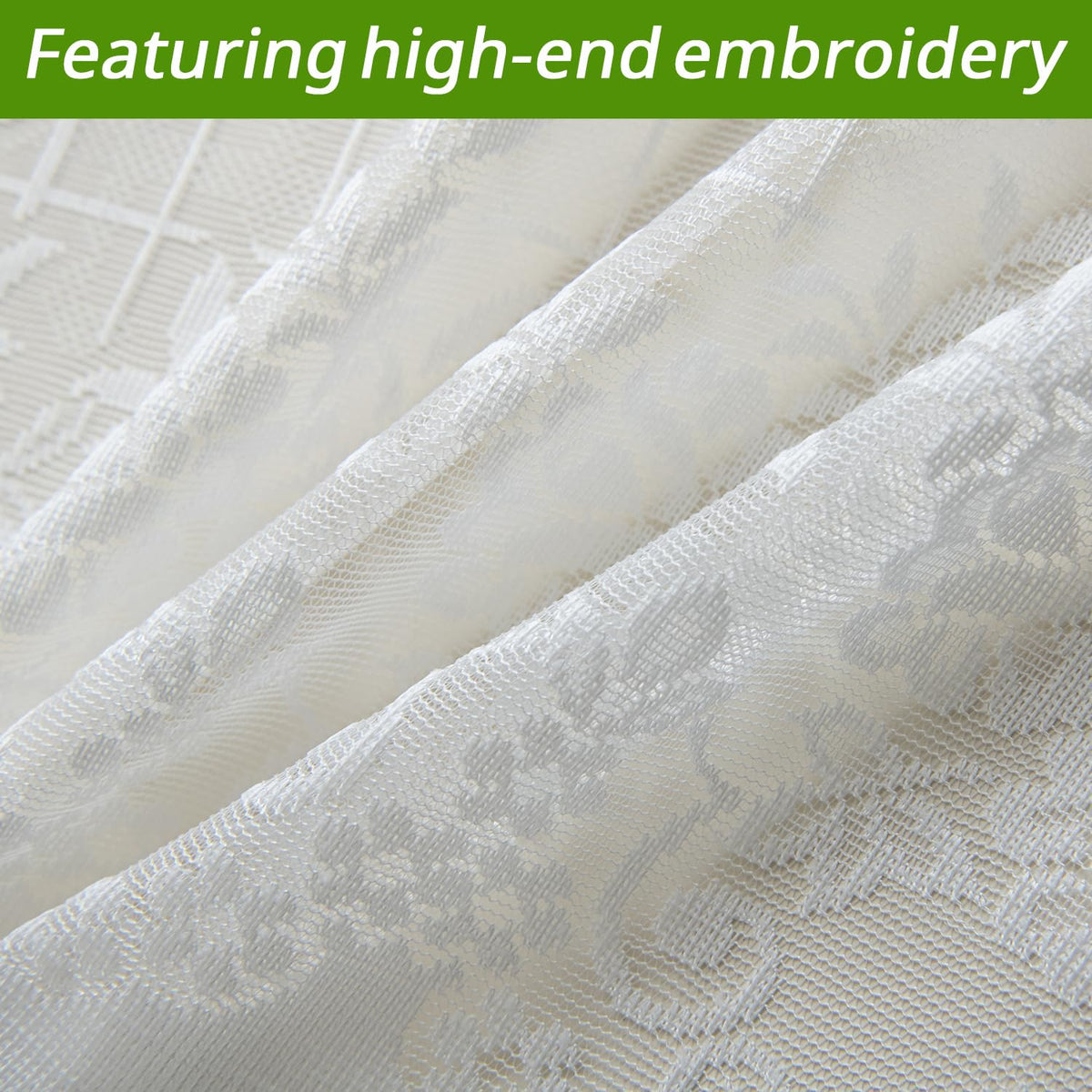 HASTHIP Dust Cover for Air Conditioner 1-1.5p Split with Floral Lace and Ventilation Design | Hand Washable Reusable Polyester