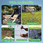 HASTHIP Garden Landscape Staples for Securing Fabric featuring Hard Steel Build 60 pcs 5.9 in