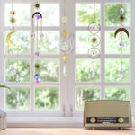 HASTHIP DIY Sun Catchers Making Kit for Adults with 200 Crystal Prism Accessories | Window and Garden Hanging Decor
