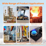 HASTHIP Gas Leak Detector for Home and Outdoor Use with LCD Display and Dual Alarm | Adjustable Sensitivity up to 1000ppm