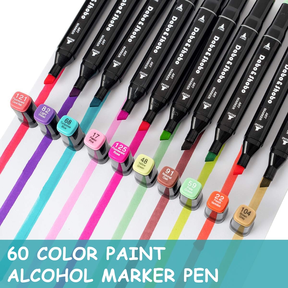 HASTHIP Paint Pens for Rock Glass and Wood Painting with 12 Oil-Based Quick-Dry Colors | Waterproof Permanent Markers
