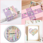 HASTHIP Washi Tape for DIY Journals and Planners featuring Unicorn and Rainbow Designs | 10 Rolls