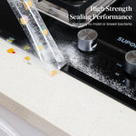 HASTHIP Waterproof Tape for Kitchen Sink with Strong Self Adhesive Backing 118 in PVC Trim | Seals Bathroom and Floor Edges