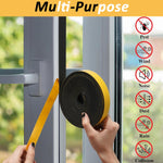 HASTHIP Door Seal Strip for Doors and Windows featuring Self Adhesive EVA Foam 16.4ft | Noise and Weather Proof Gap Sealing